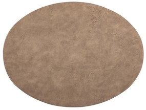 Hnedé prestieranie z imitácie kože ZicZac Troja, 33 x 45 cm