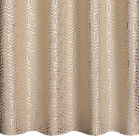 ZÁVES NA KRÚŽKOCH SEMI 140X250 CM VZOROVANÁ