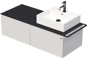 Kúpeľňová skrinka s umývadlom Intedoor TARA 128 cm TA 120P 2Z KDP