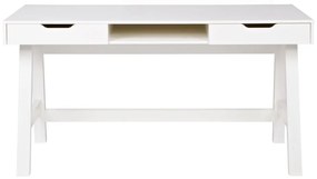 Biely písací stôl WOOOD Nikki