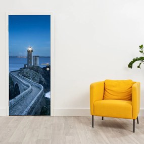 Fototapeta na dvere - Maják a more (95x205cm)