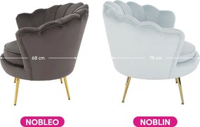 Kreslo Nolano (sivomodrá). Vlastná spoľahlivá doprava až k Vám domov. 1020818