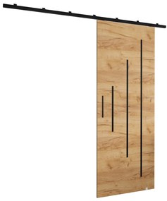 Posuvné dvere 90 cm Zodiac Y (dub craft). Akcia -19%. Vlastná spoľahlivá doprava až k Vám domov. 1074279