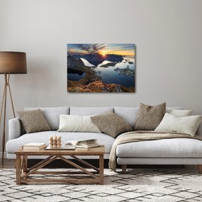 Obraz - Horská krajina, Nórsko (70x50 cm)