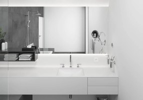 Hansgrohe Vernis Shape, umývadlová batéria s výpustom, 3-otvorová inštalácia, chrómová, HAN-71563000