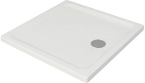 Cersanit Arteco, sprchový kút s 1-krídlovými dverami 90 (dvere) x 90 (stena) x 190 cm, 5mm číre sklo, chrómový profil + slim vanička TAKO, S601-116