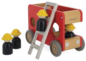 Drevené auto Bolid - Hasiči