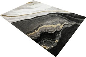 Koberec Kashmir KR287S sivý / čierny