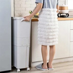 Odpadkový kôš NARDAN 42 l biely