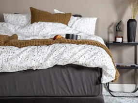 Furudal 120 boxspring posteľ sivý zamat čelo Sarna