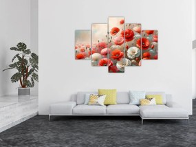 Obraz - Maľba vlčích makov (150x105 cm)