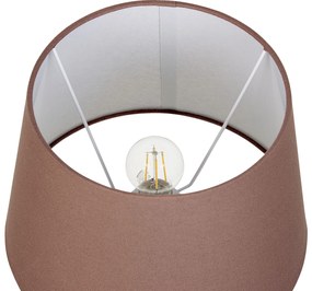 Keramická stolná lampa biela ARCOS Beliani