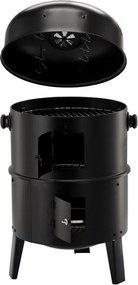 CH 3v1 Multifunkčný gril/udiareň/krb na drevené uhlie Smoker