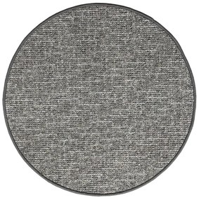 Vopi koberce Kusový koberec Alassio hnedý okrúhly - 200x200 (priemer) kruh cm