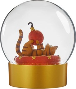 CELEBRATE X-MAS Snehová guľa mačka 11 cm