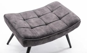 Taburet Scandinavia 39cm sivý