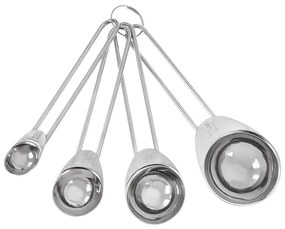 Orion Kuchynské odmerky do dóz, sada 4Ks kovové, od 1,25ml po 15ml