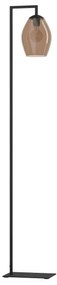 Eglo 390255 - Stojacia lampa ESTANYS 1xE27/40W/230V hnedá