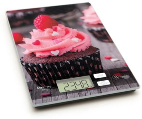 Kuchynská váha - ružový muffin