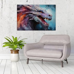 Obraz - Ilustrácia draka (90x60 cm)