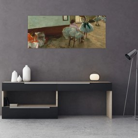 Obraz - Edgar Degas, The Dance Lesson, reprodukcia (120x50 cm)