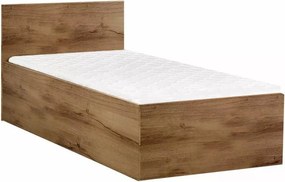 Posteľ SOFIA 80 x 200 cm, dub artisan Rošt: Bez roštu, Matrac: Bez matraca