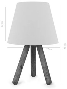 Stolná lampa AYD 1xE27/60W/230V béžová