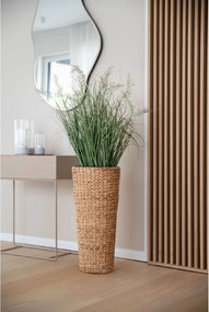 Kvetináč CLASSIC ROUND, vodný hyacint, výška 60 cm, natur