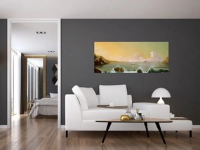 Obraz - Martin Johnson Heade, Rio de Janeiro Bay, reprodukcia (120x50 cm)