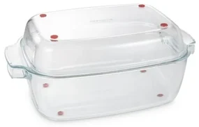 TESCOMA Pekáč s poklopom GrandCHEF 40 x 26 cm, sklenený , L