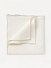 Ľanové obrúsky's dekoračným lemom Kennedy, 4 ks