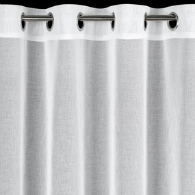 ZÁCLONA NA KRÚŽKOCH KAJA 350X145 CM CM BIELA