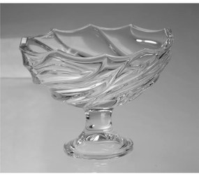 KRIŠTÁĽOVÁ MISKA BOHEMIA SURF NA NOHE 200MM