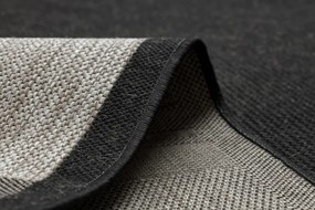 Koberec Floorlux sizal 20195 Čierno/Strieborný