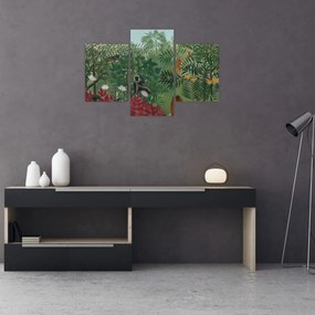 Obraz - Henri Rousseau, Tropical Forest with Monkeys, reprodukcia (90x60 cm)