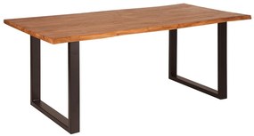 Dizajnový jedálenský stôl Massive 160 cm hrúbka 35 mm akácia