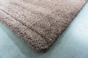 Koberec Microsofty 8301 BROWN – hnedý shaggy obdĺžnik Rozmer: 80x150 cm
