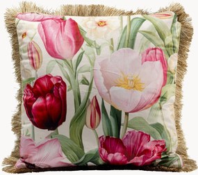 Zamatový vankúš Tulips