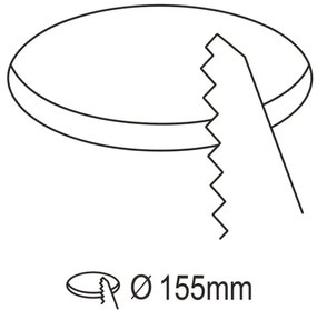 Eglo 900107 - LED stmievateľné kúpeľňové svietidlo FUEVA-Z  LED/10,5W/230V IP44