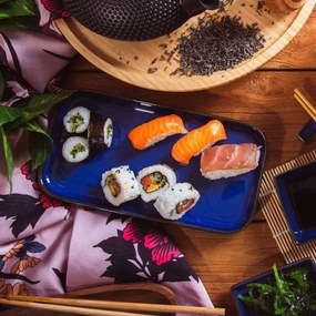 Dekoračný tanier OKINAWA tmavomodrý 893693