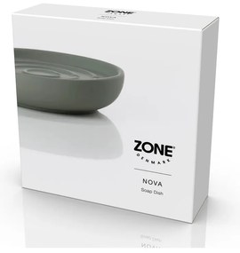 Zelená porcelánová nádobka na mydlo Nova - Zone