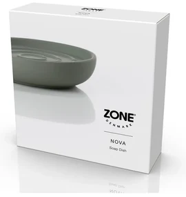 Zelená porcelánová nádobka na mydlo Nova - Zone