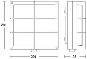 STEINEL 053031- LED Vonkajšie nástenné svietidlo so senzorom L691 LED/9W/230V IP44
