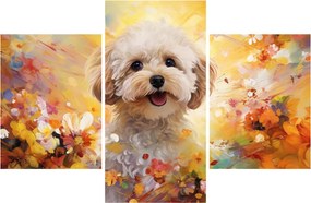 Obraz - Šťastný pes (90x60 cm)