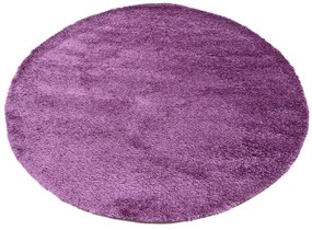 Dizajnový koberec PURPLE - SHAGGY ROZMERY: 180x180