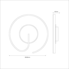 Stropné LED svietidlo Lorenzo, 1x LED 22w, 4000k, g