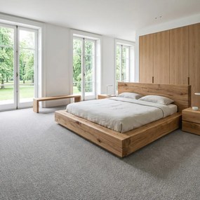 ITC, Metrážny koberec Liliana 7695, na mieru, šíře 4m,5m, šedá, ab (mriežka), detská izba