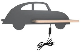 Sivé detské svietidlo Car - Candellux Lighting
