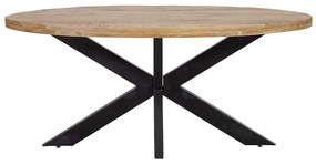 Jedálenský stôl z mangového dreva Tulsa 180x100 cm oválny Mahom