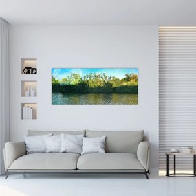 Obraz - jazero (120x50 cm)